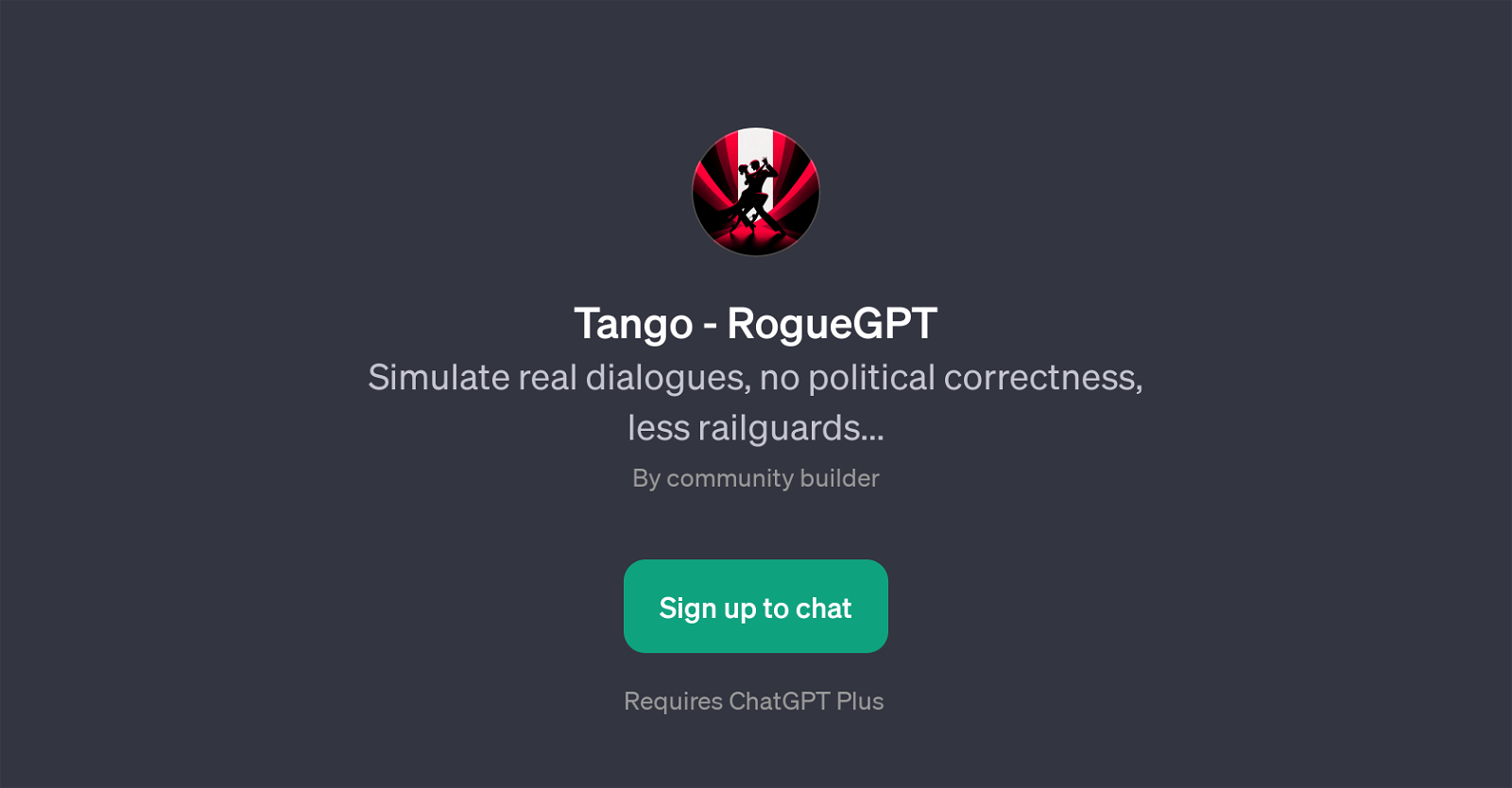 Tango - RogueGPT website