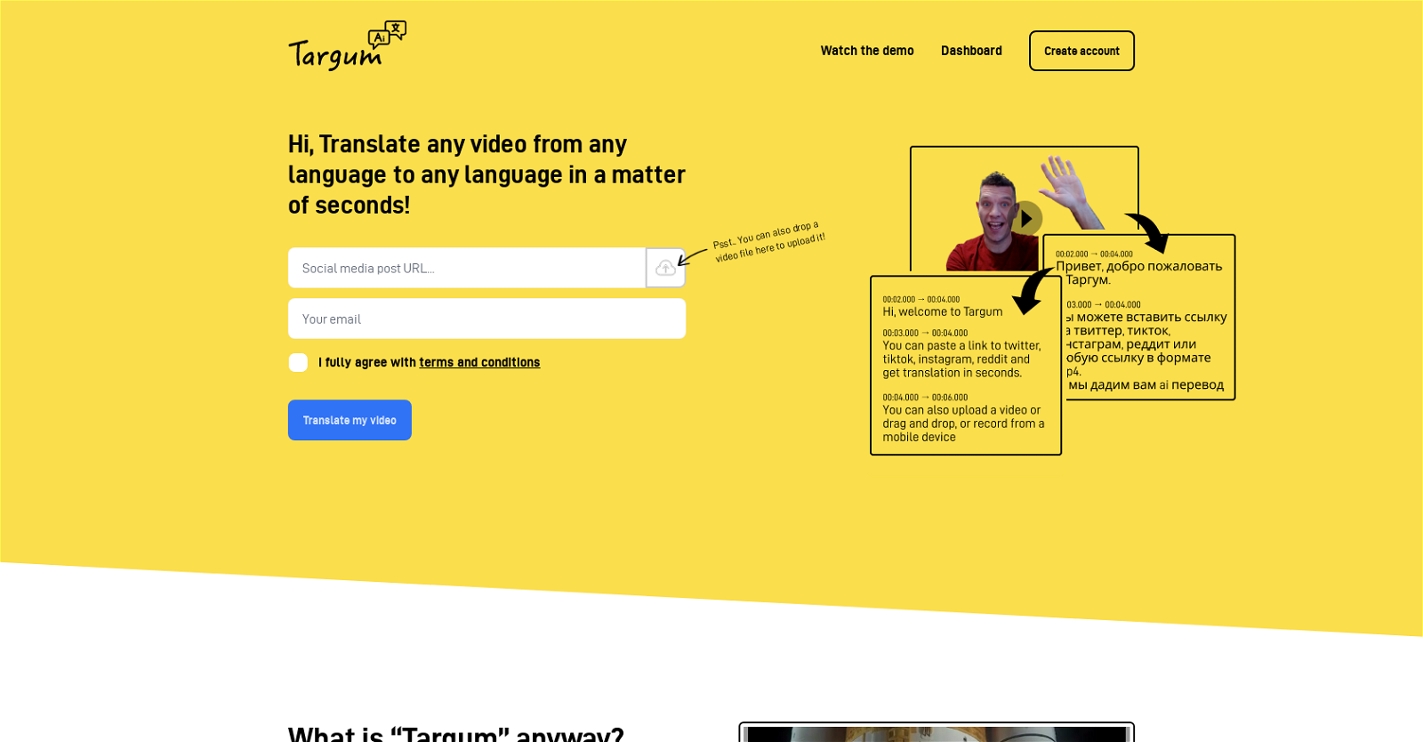 Targum Video website