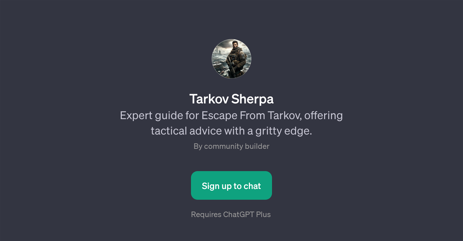 Tarkov Sherpa website
