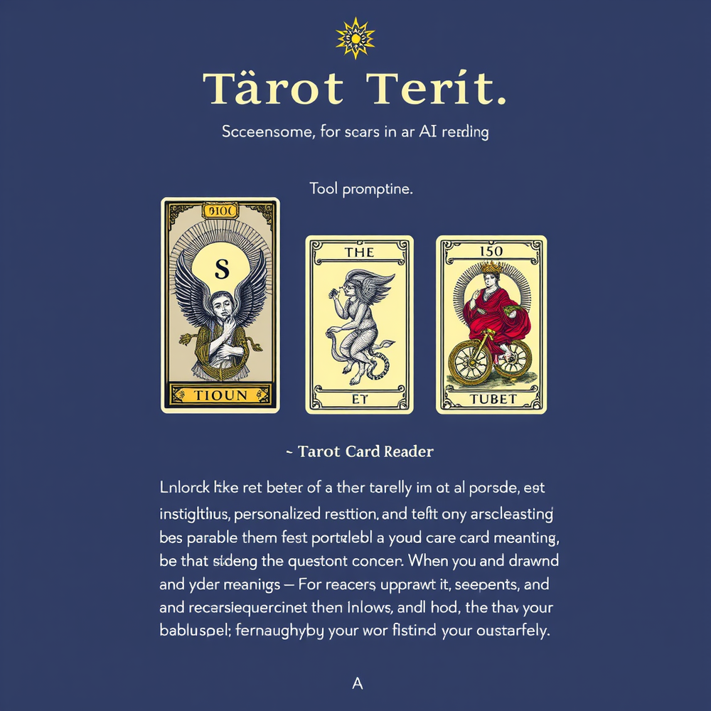 Tarot Card reader website
