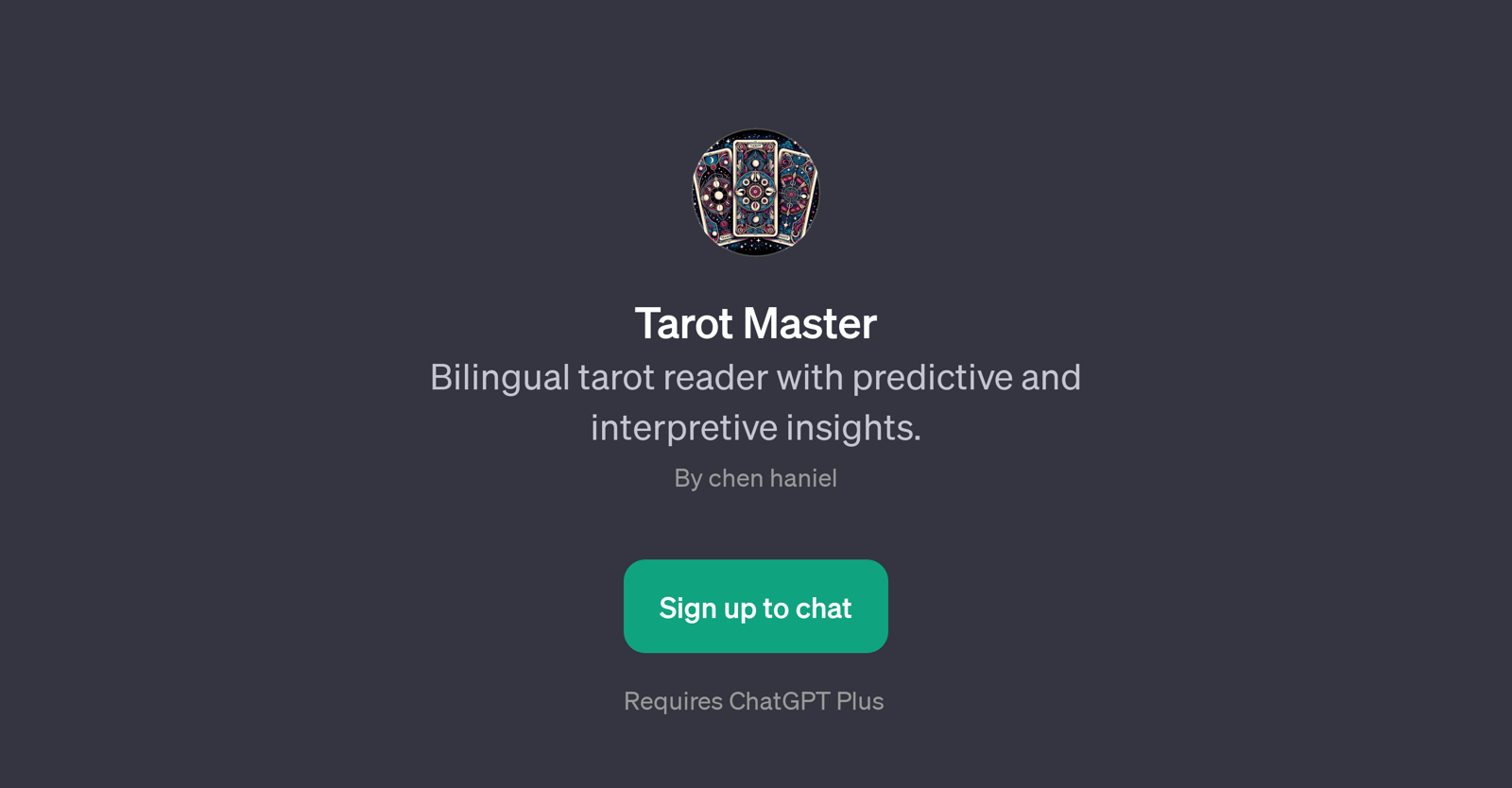 Tarot Master website