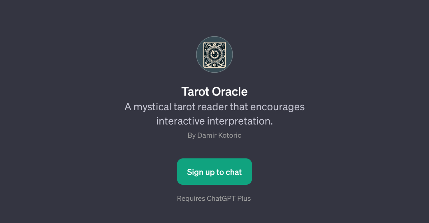Tarot Oracle website