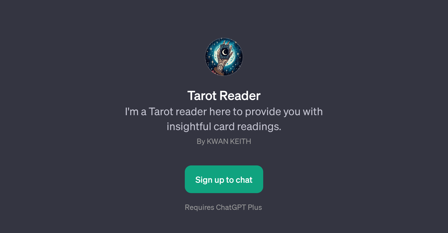 Tarot Reader website