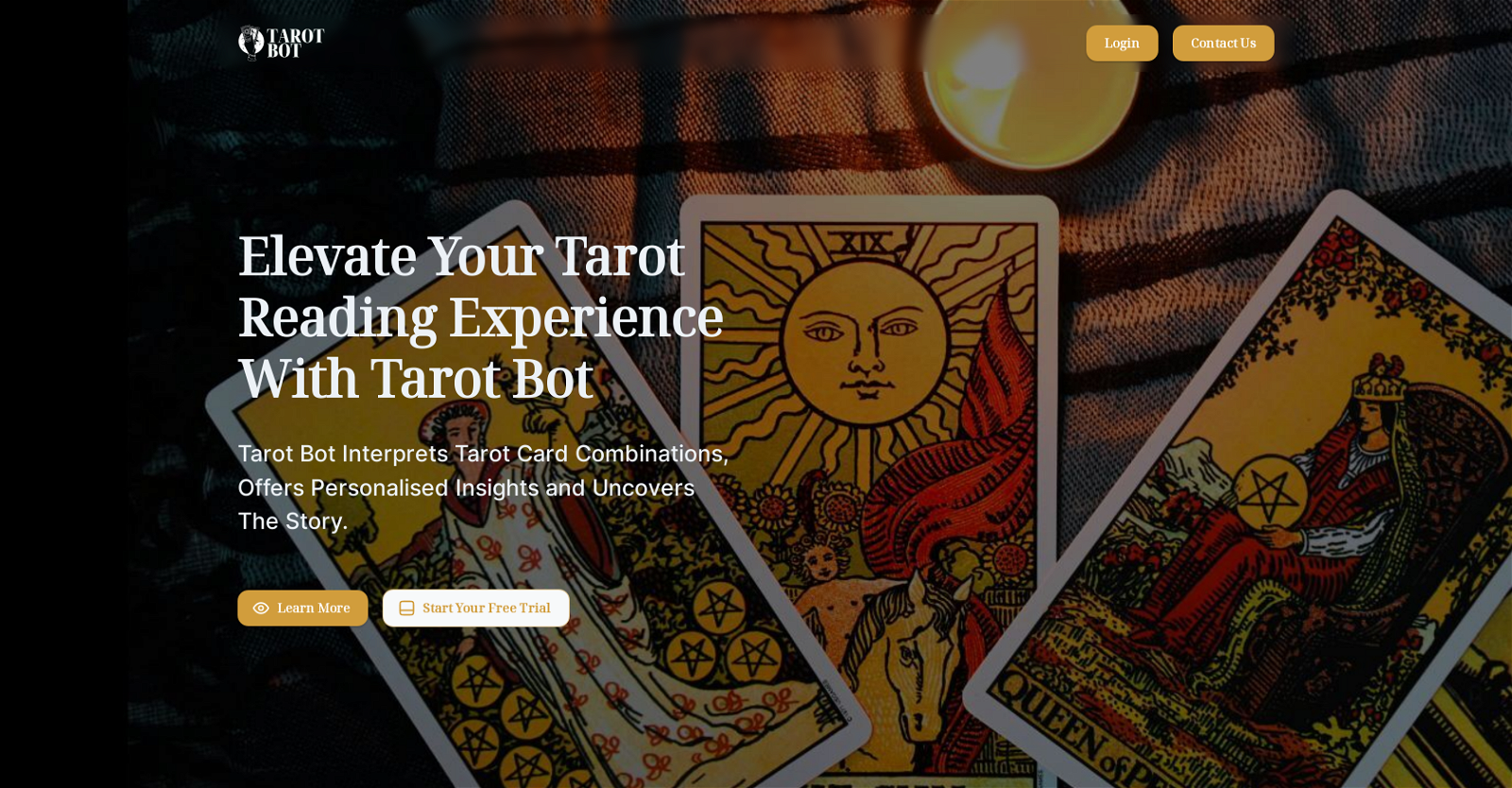 TarotBot website
