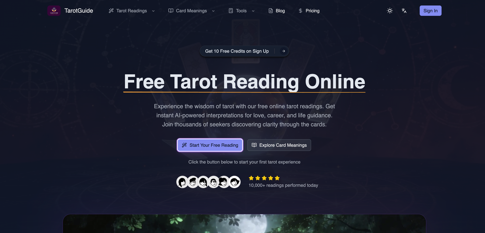 TarotGuide website
