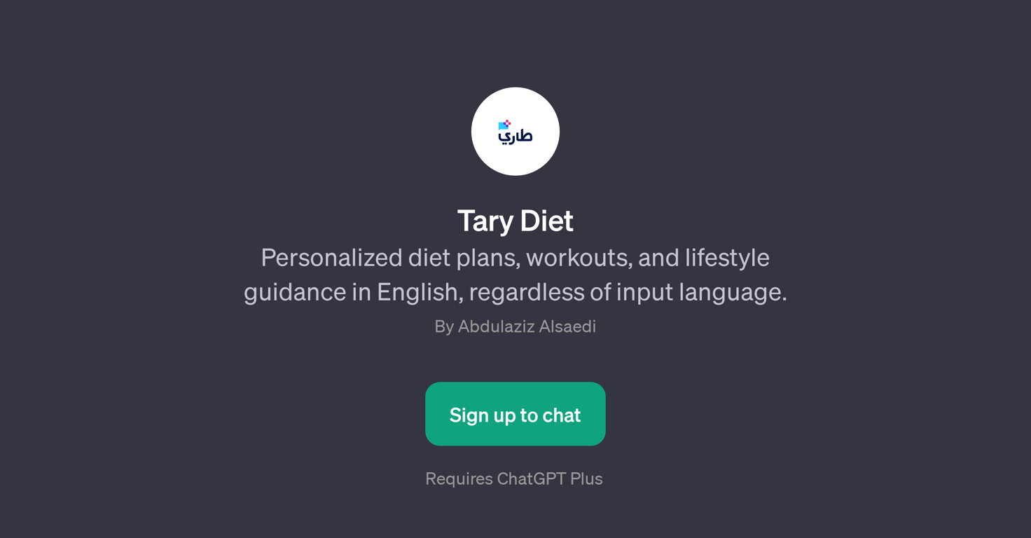 Tary Diet website