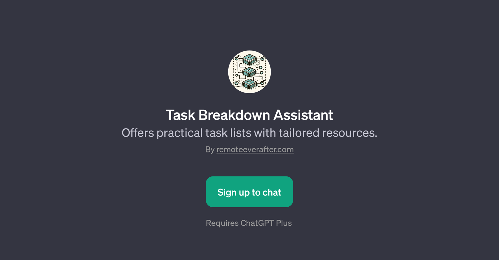 Task Breakdown Assistant website