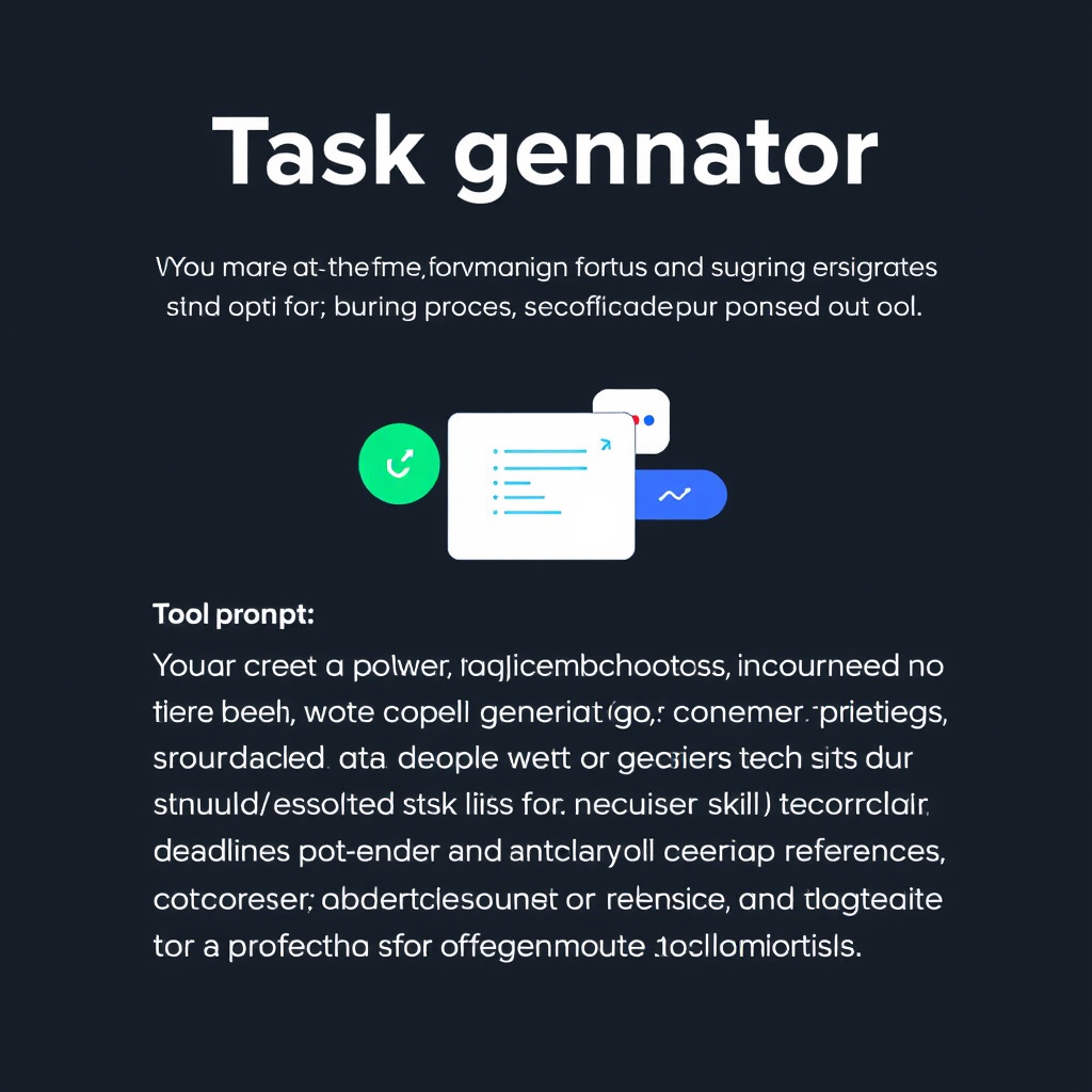 Task generator - (Free, No Signup AI Tool)