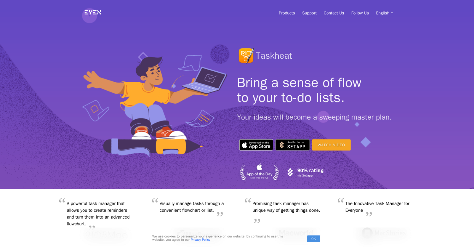 Taskheat AI Assistant website