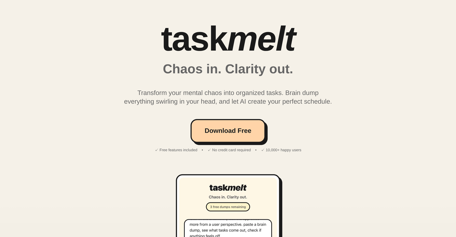 taskmelt website
