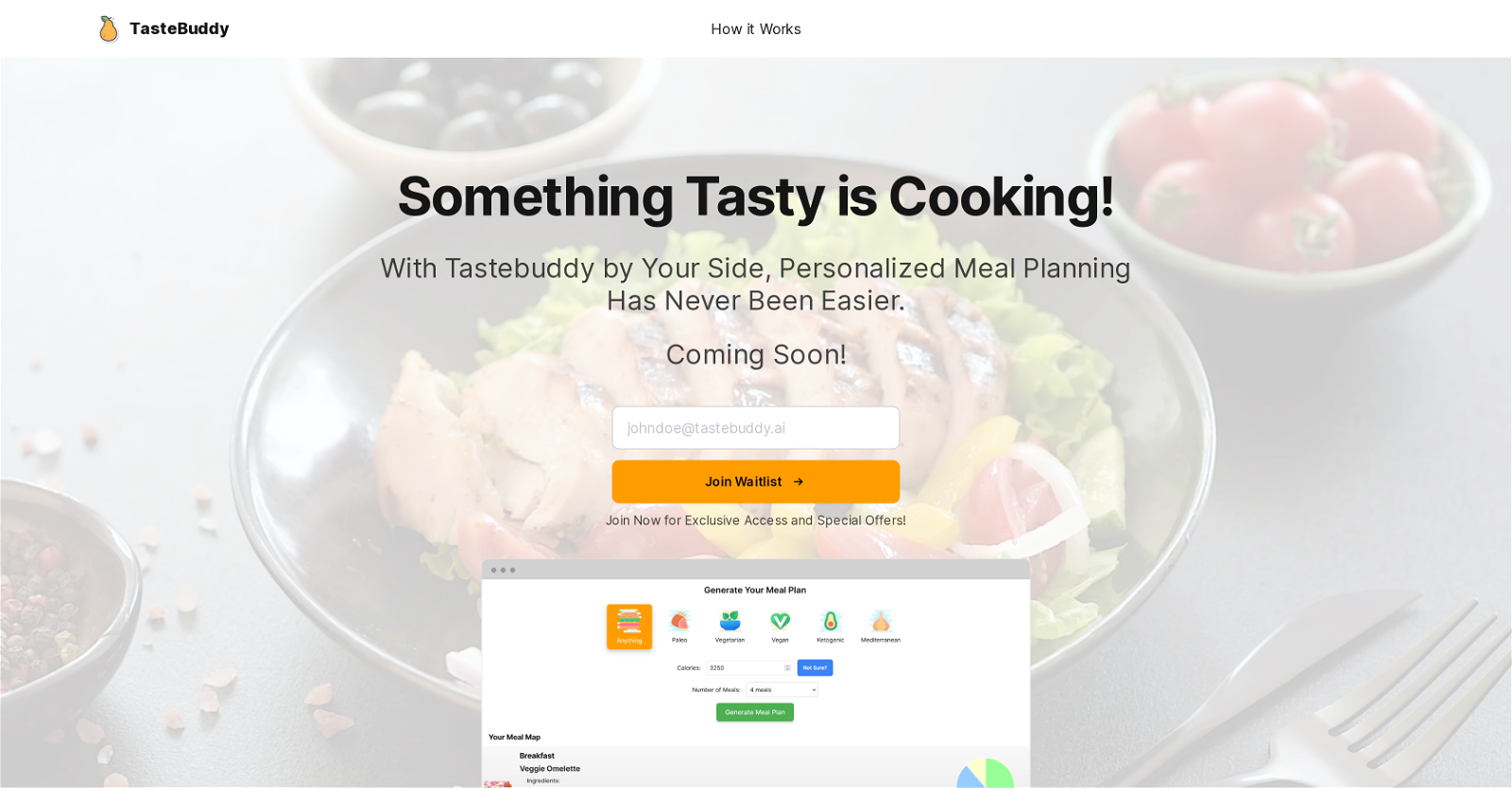 TasteBuddy website