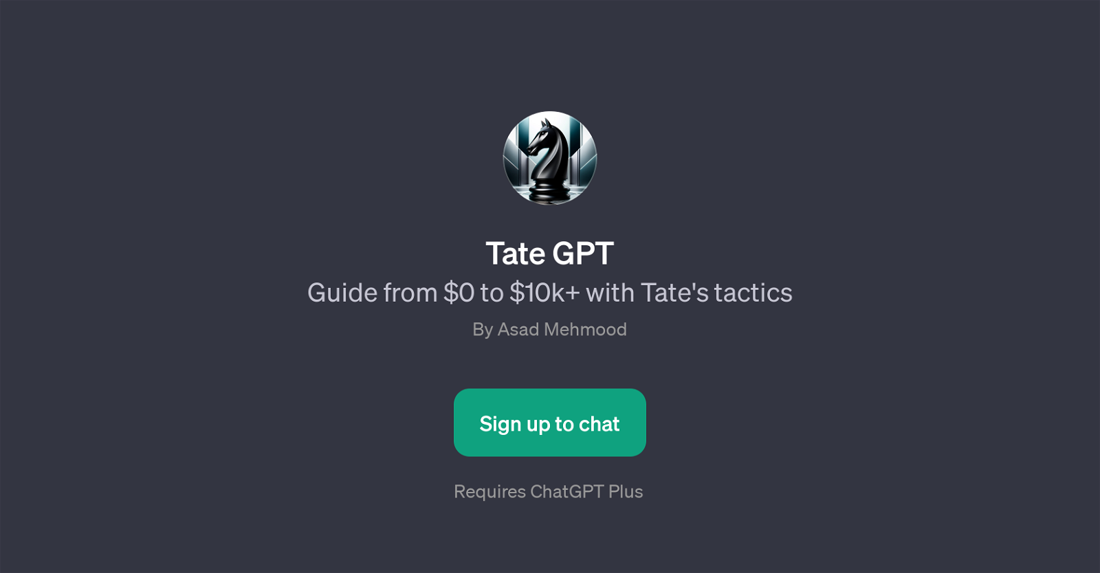 Tate GPT website