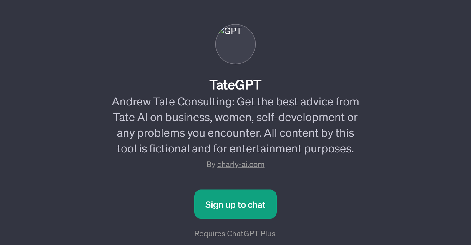 TateGPT website