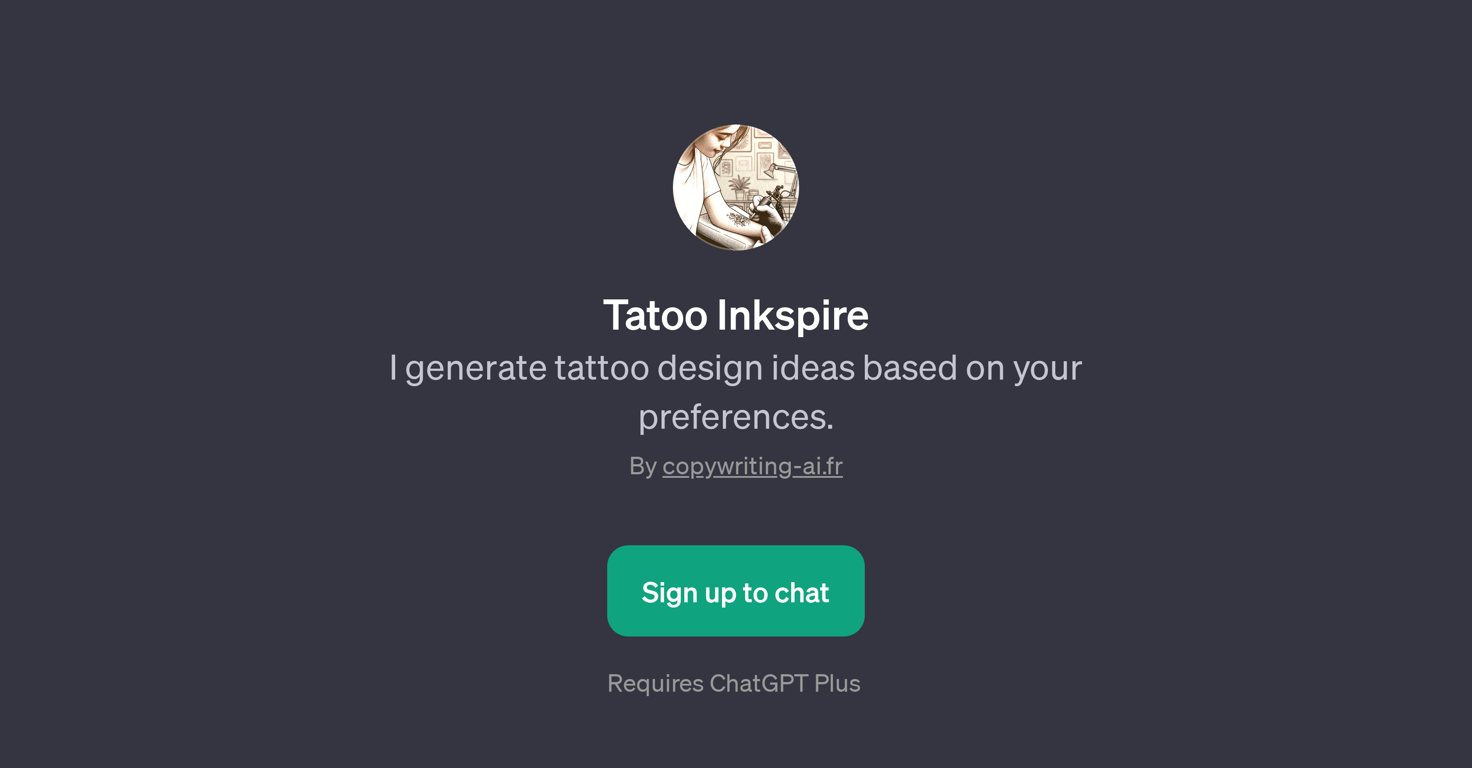 Tatoo Inkspire website