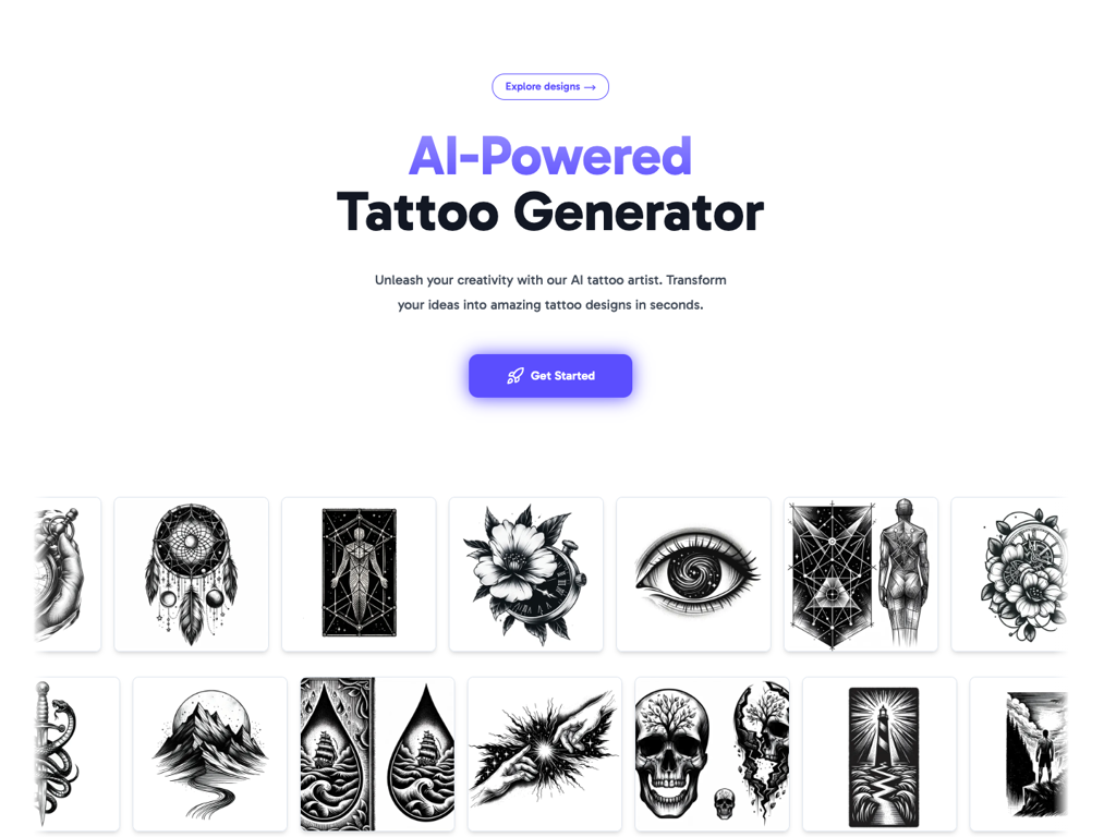 Tattoo Canvas website
