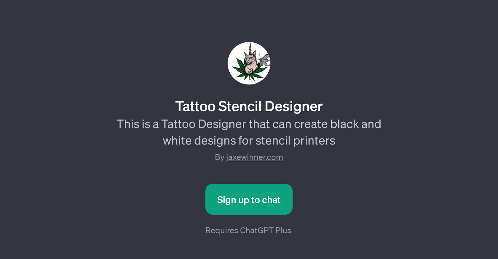 Tattoo Stencil Designer website