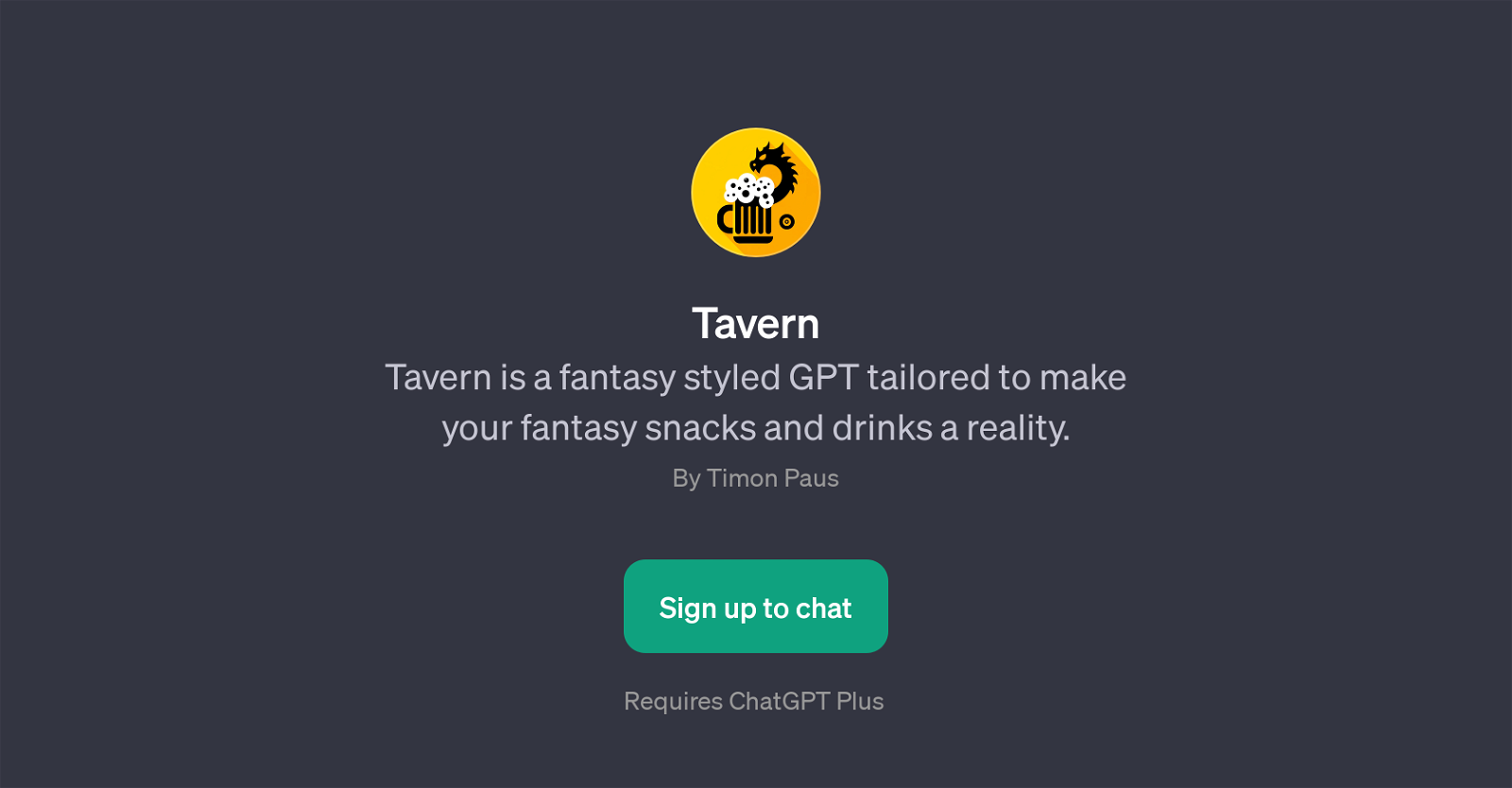 Tavern website