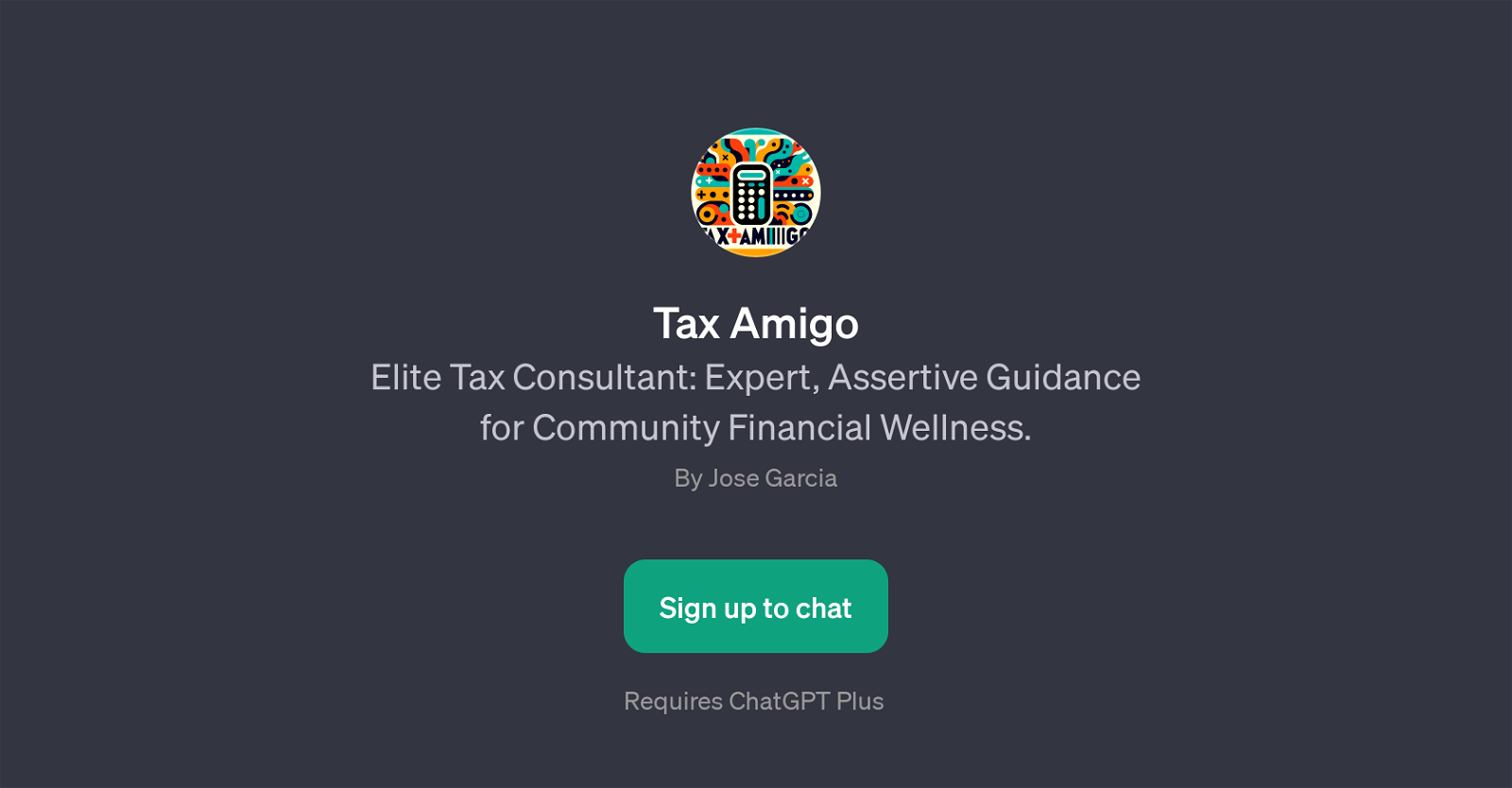 Tax Amigo website
