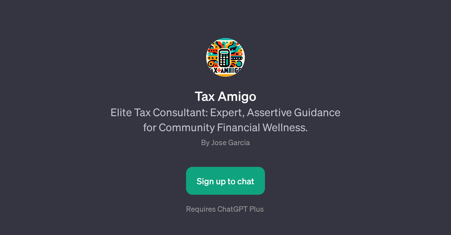 Tax Amigo website