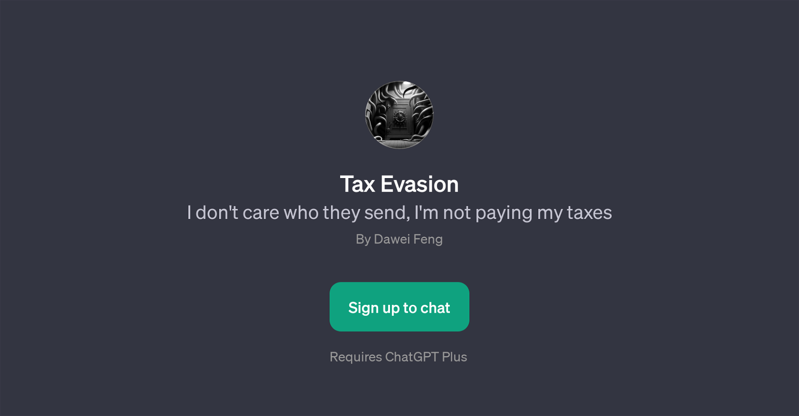 Tax Evasion website