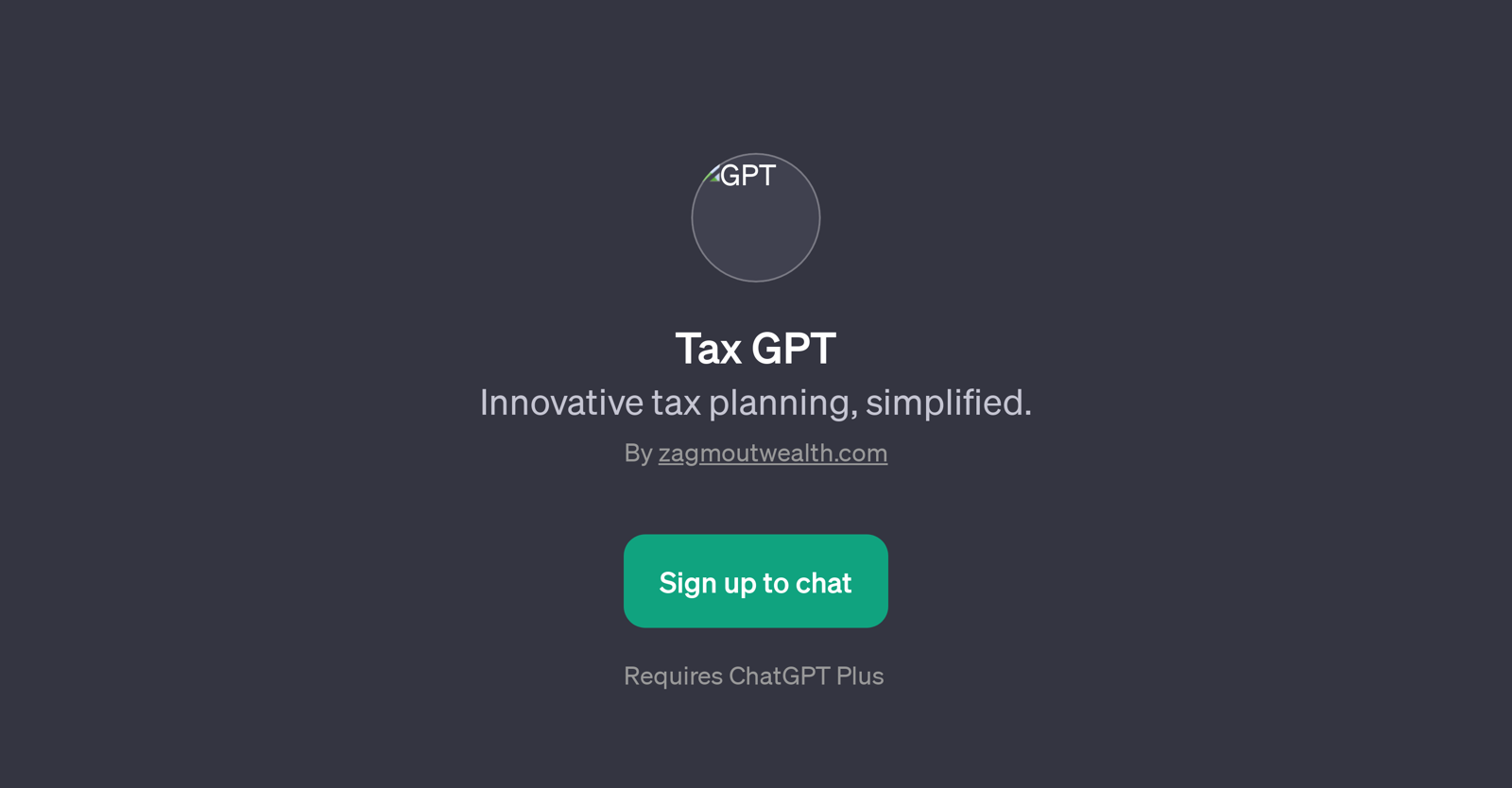 Tax GPT website
