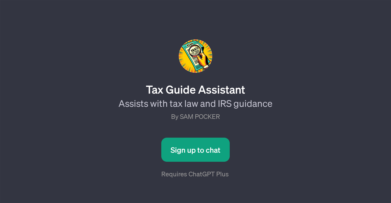Tax Guide Assistant website