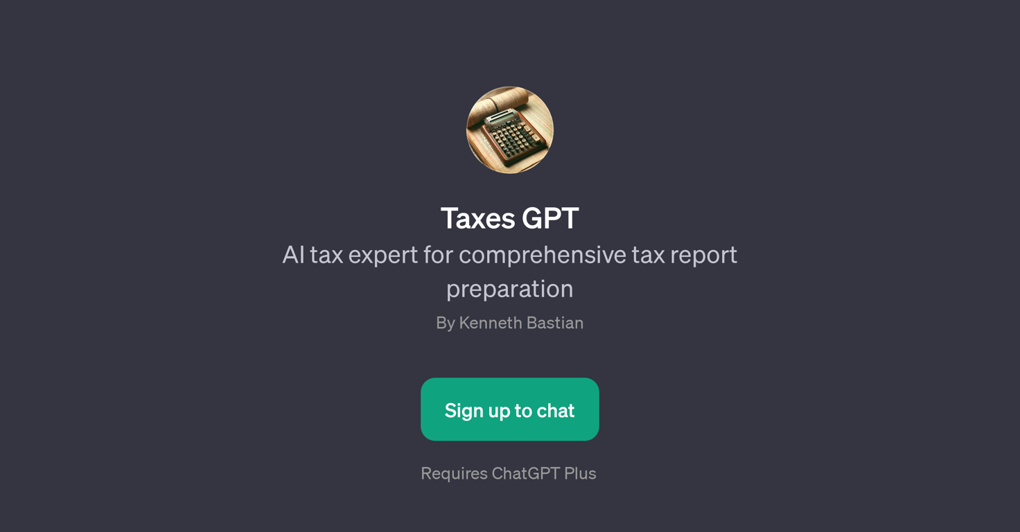 Taxes GPT website