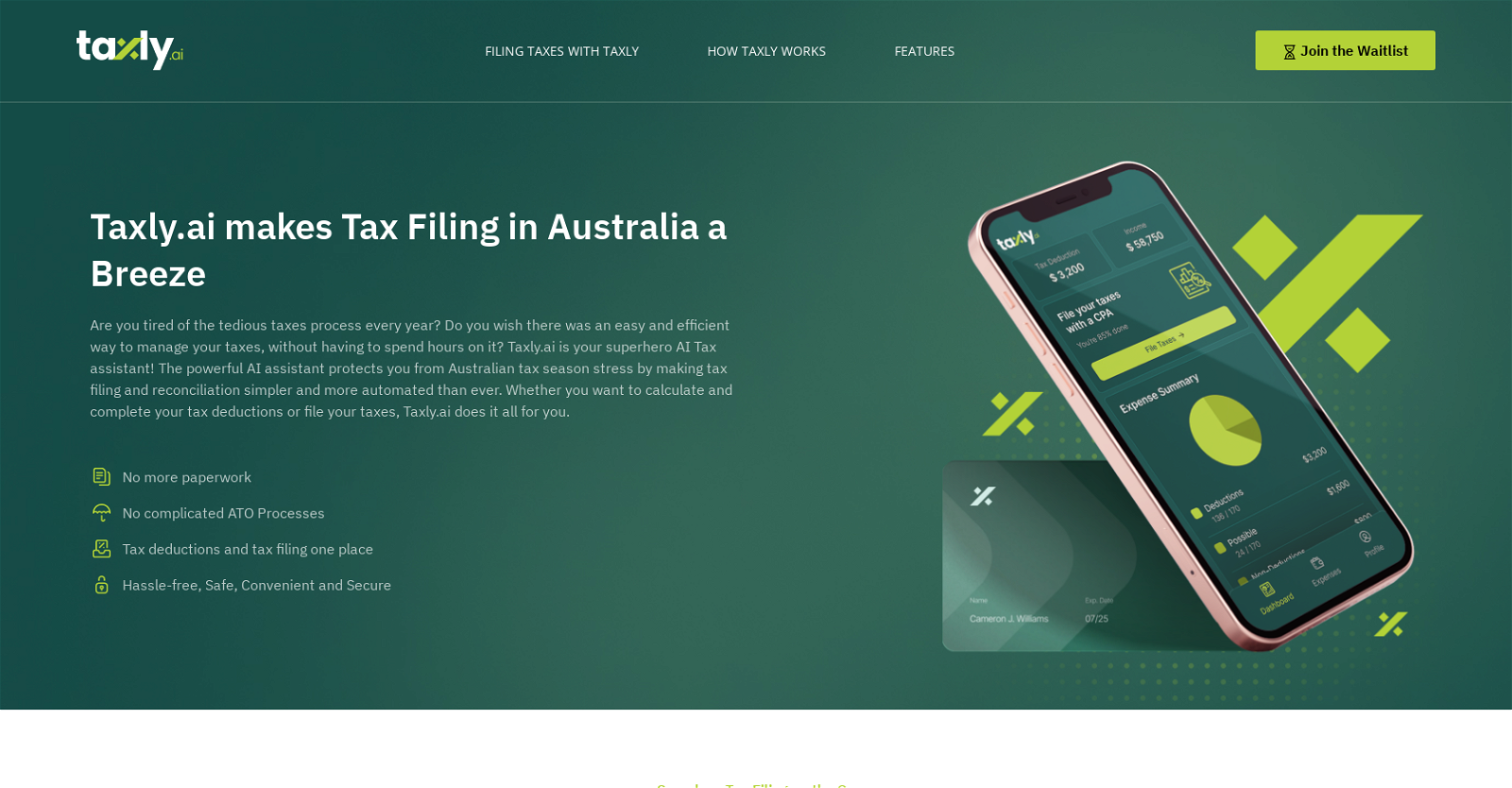 Taxly website