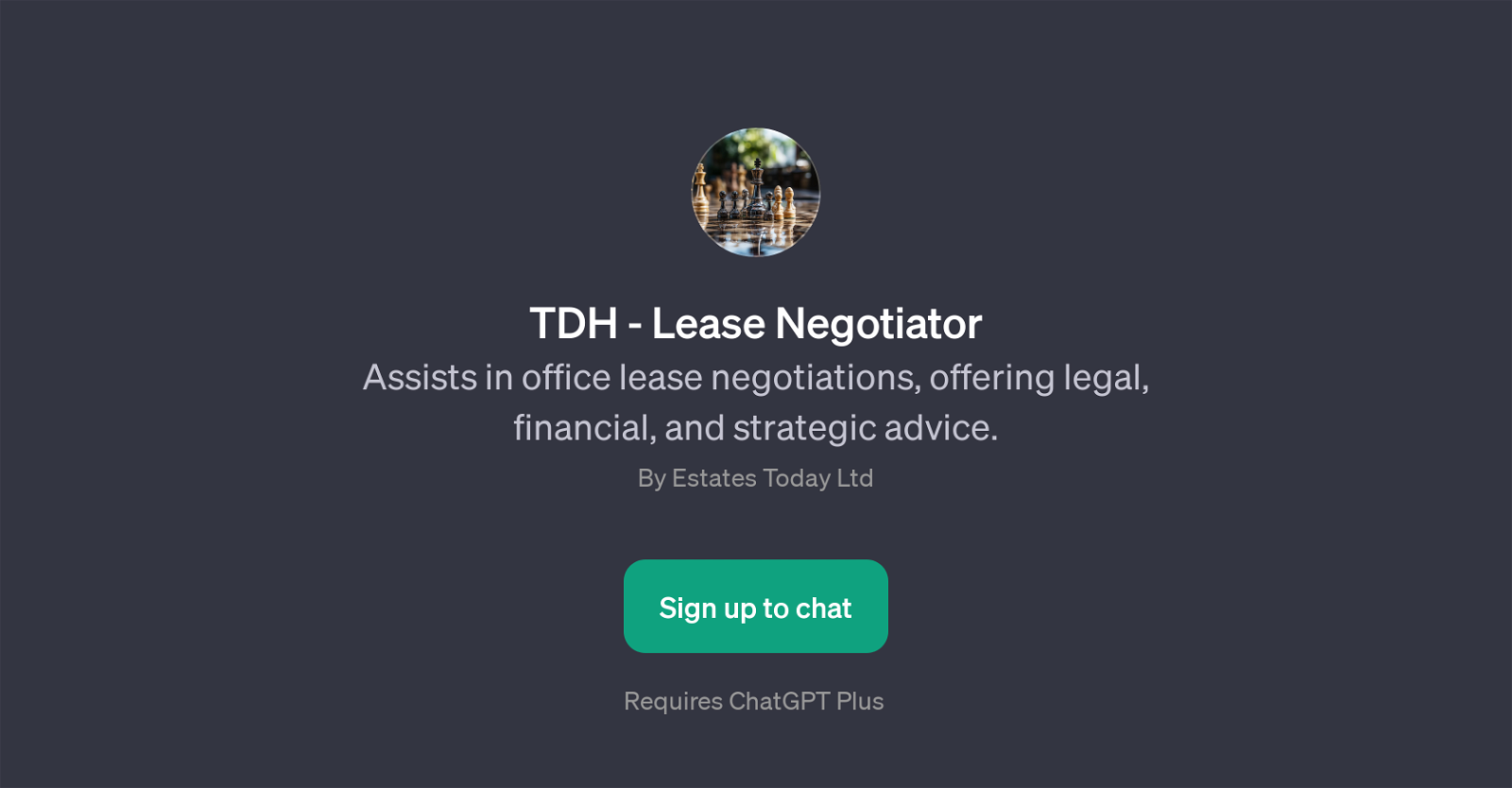 TDH - Lease Negotiator website