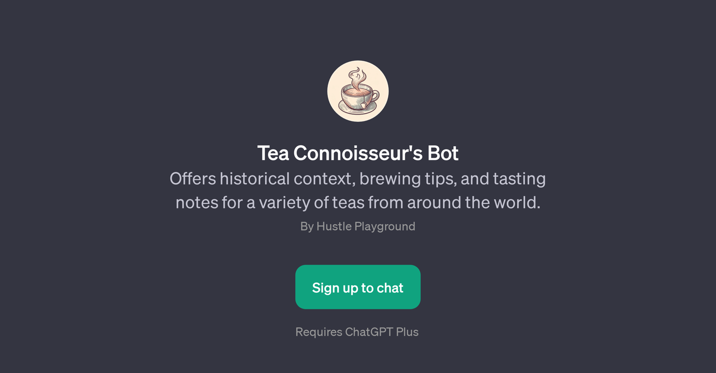 Tea Connoisseur's Bot website
