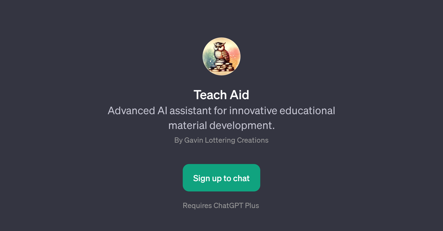 Teach Aid website