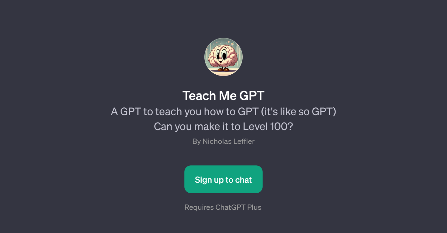 Teach Me GPT website