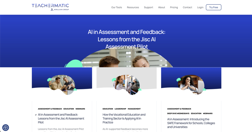 TeacherMatic website