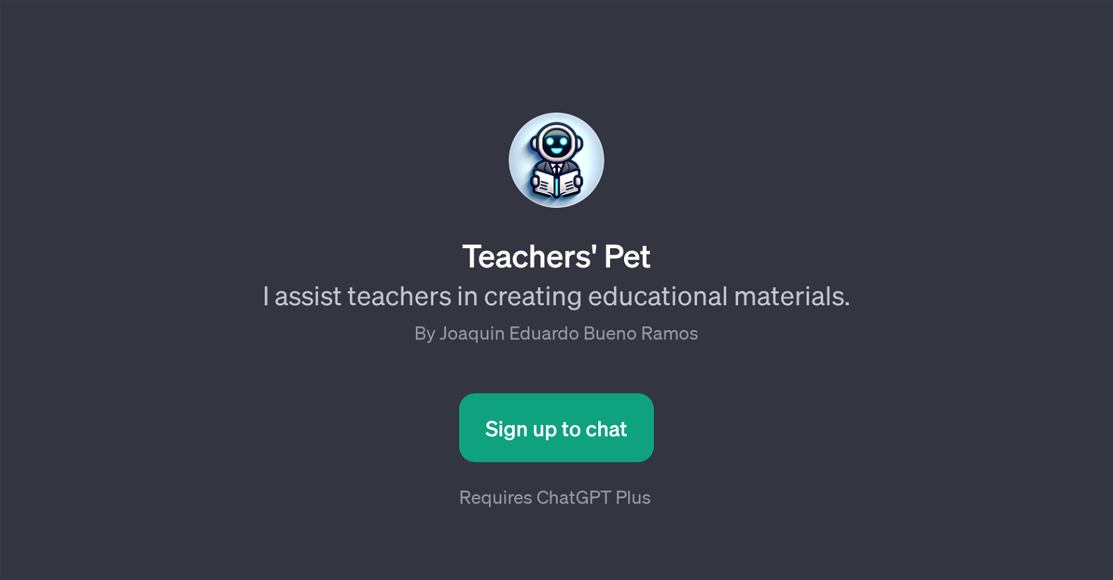 Teachers' Pet website