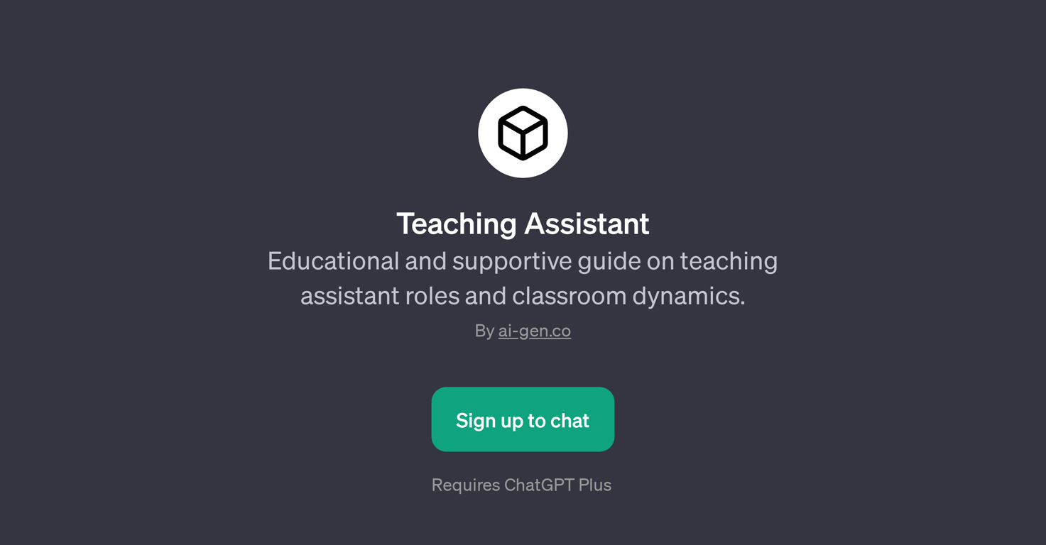 Teaching Assistant website