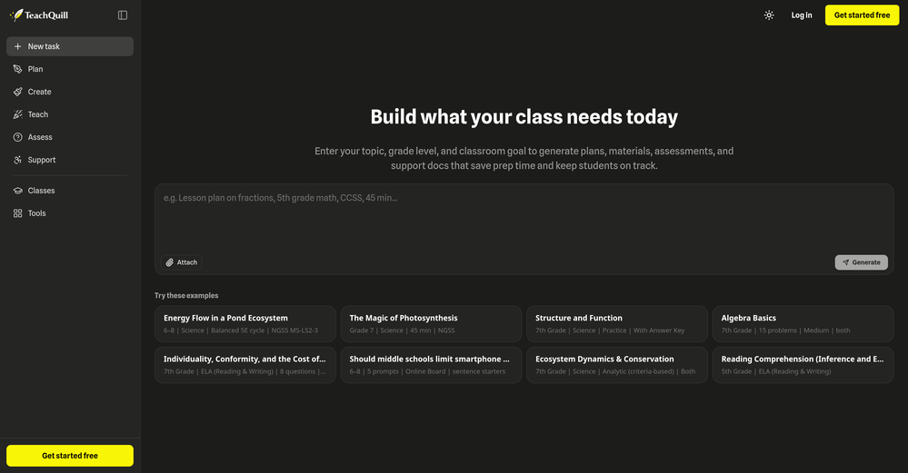 TeachQuill website