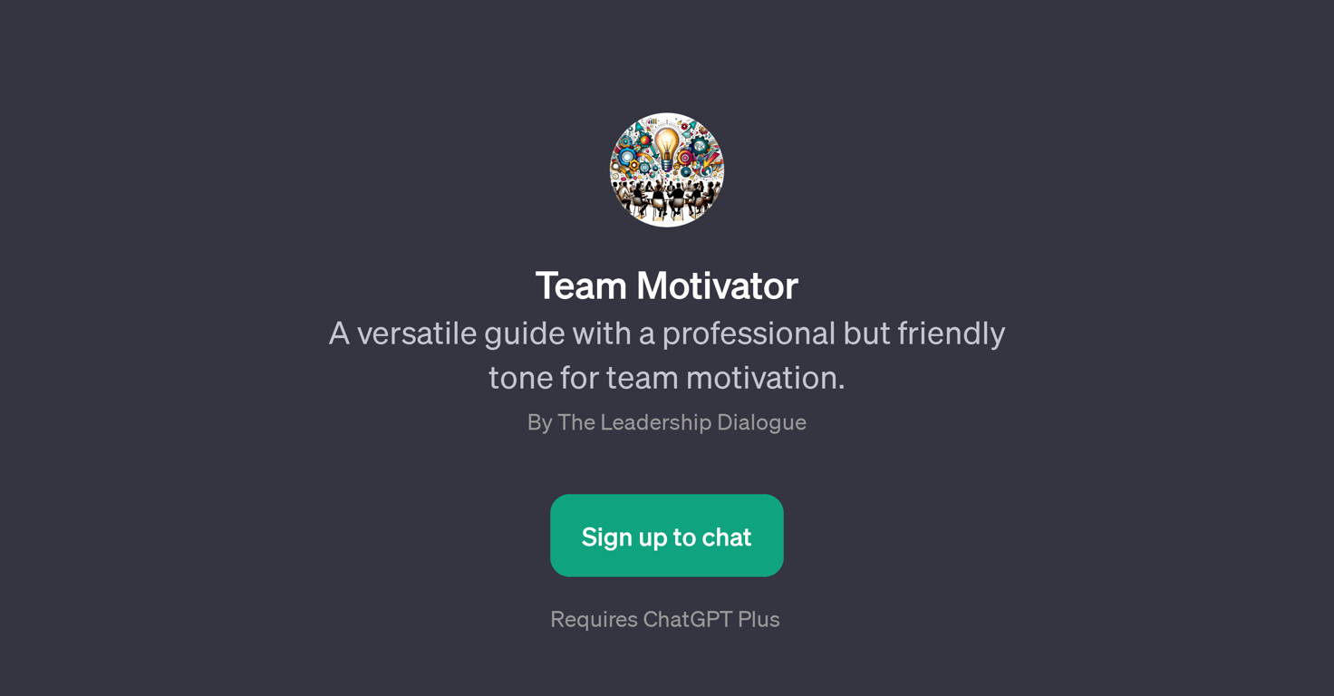 Team Motivator website