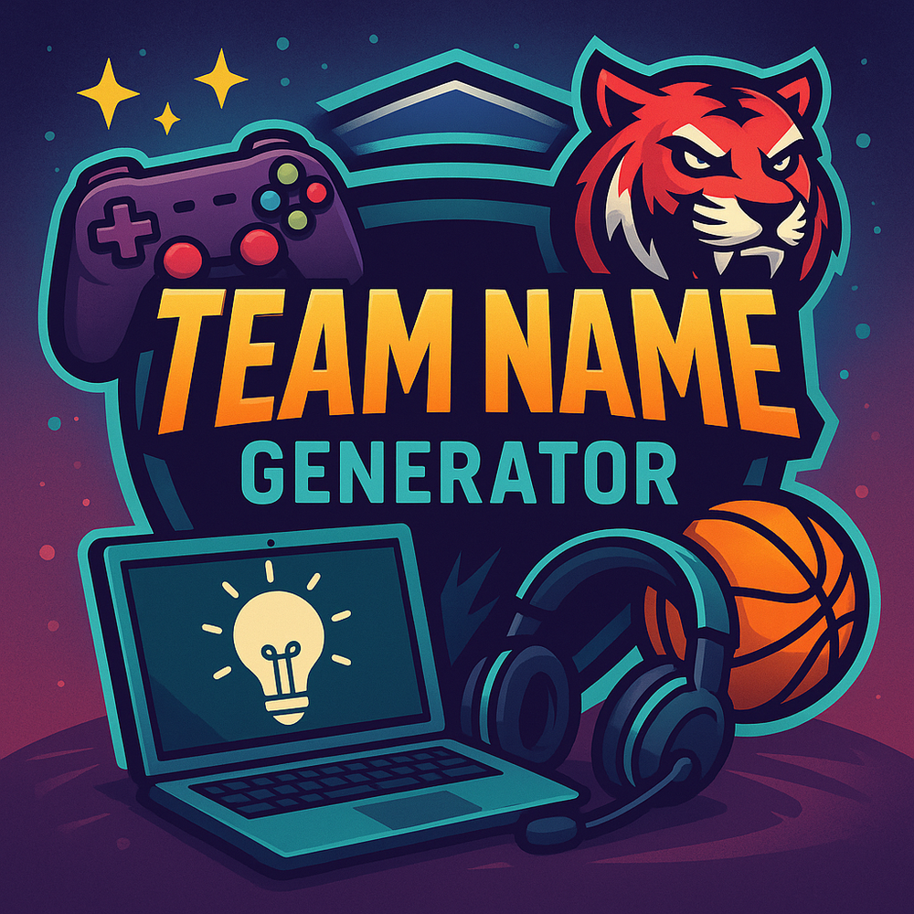 Team Name Generator website