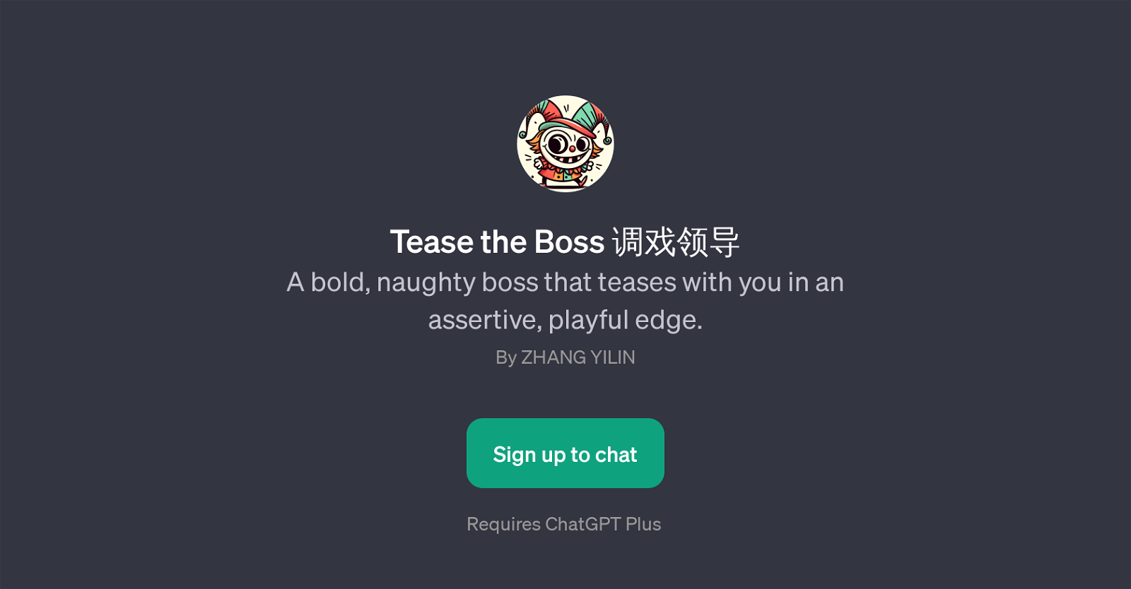 Tease the Boss website