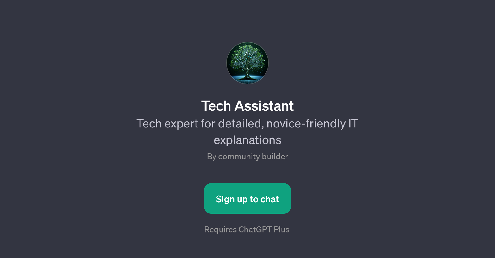 Tech Assistant website