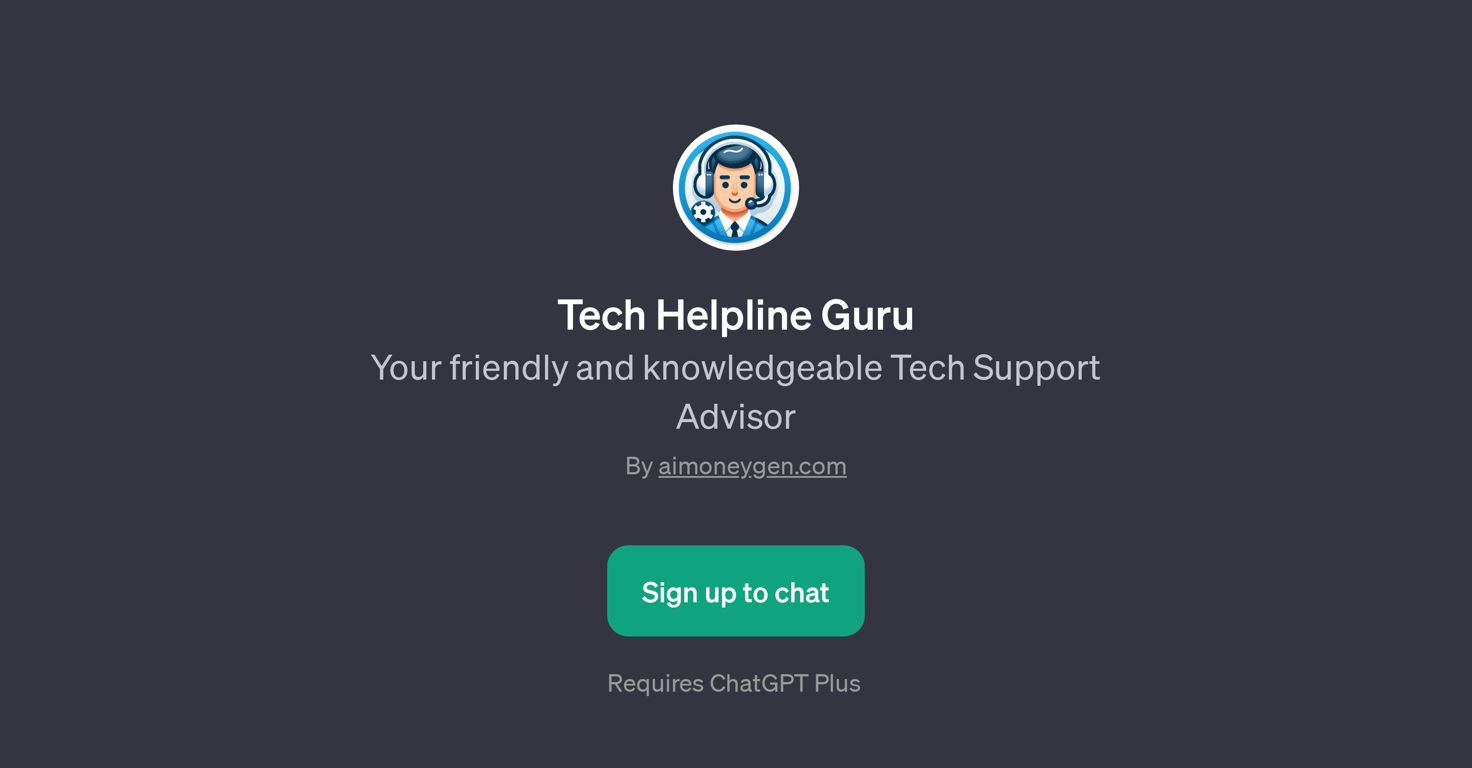 Tech Helpline Guru website