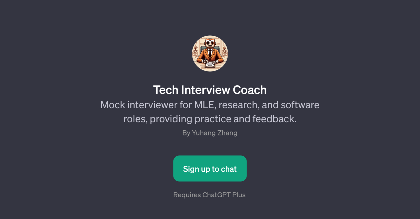 Tech Interview Coach website