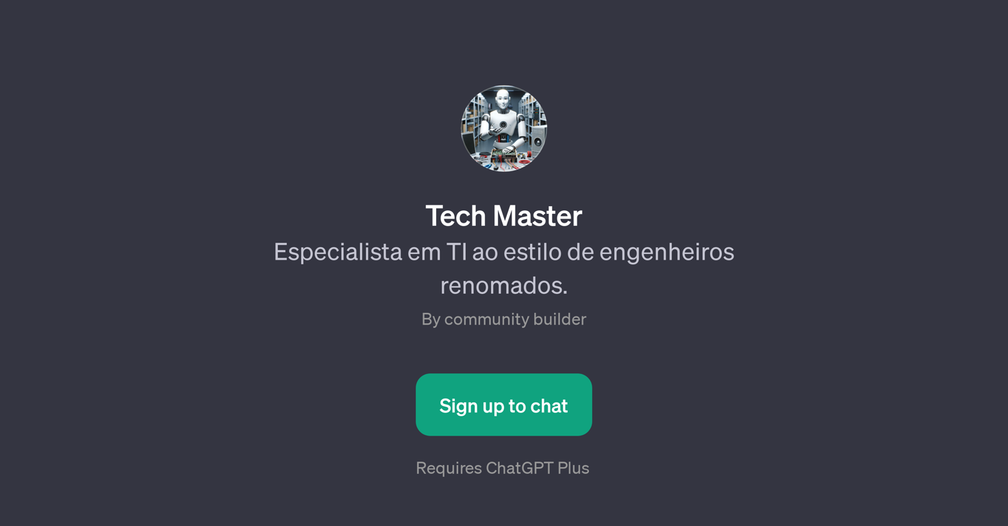 Tech Master website