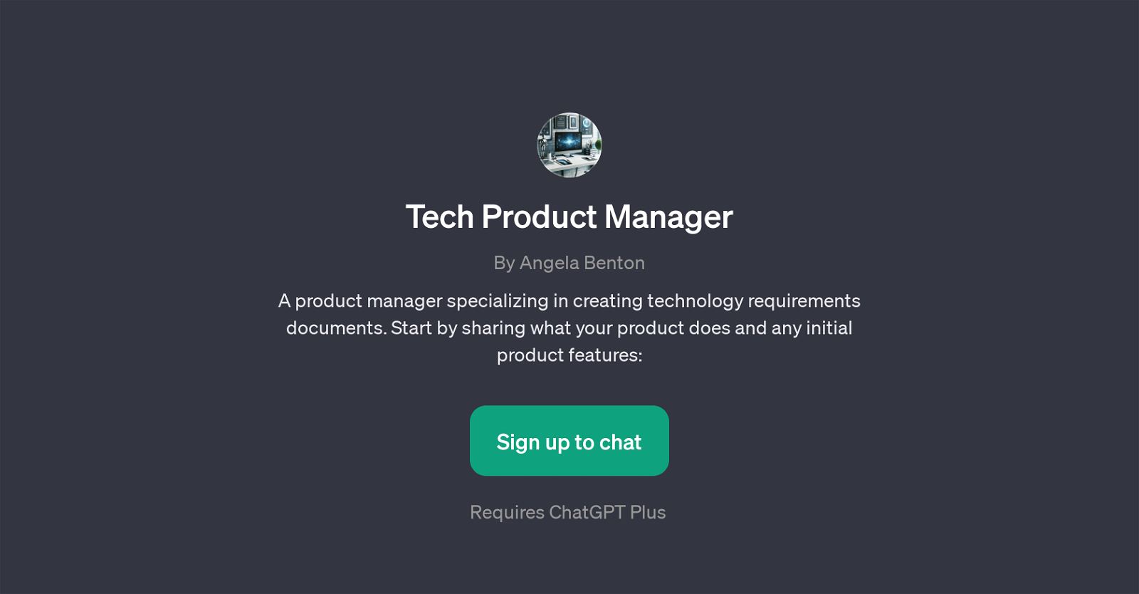 Tech Product Manager website