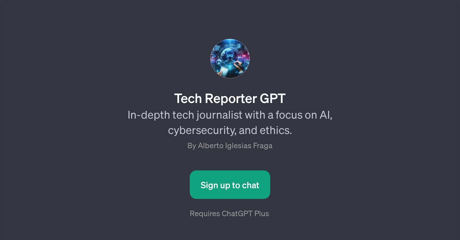 Tech Reporter GPT website