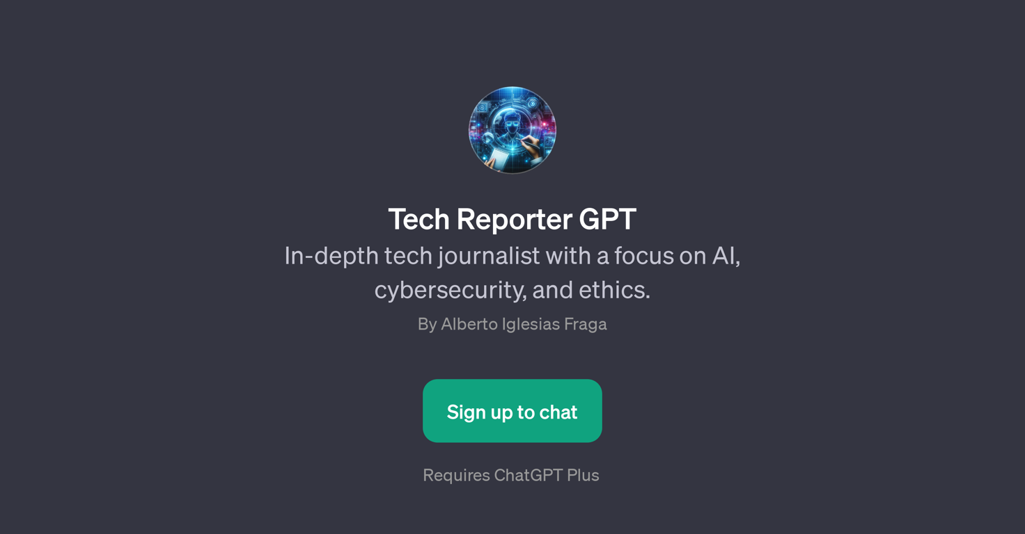 Tech Reporter GPT website