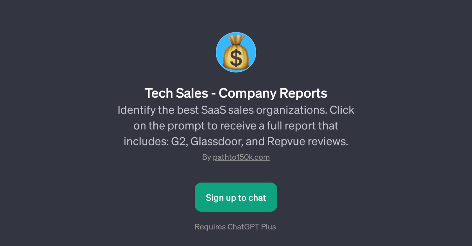 Tech Sales - Company Reports website
