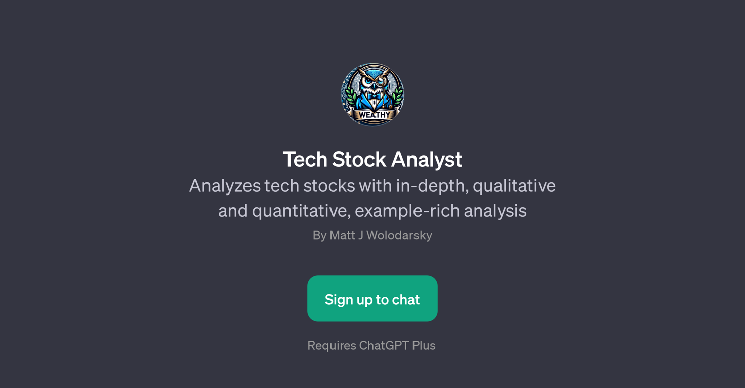 Tech Stock Analyst website