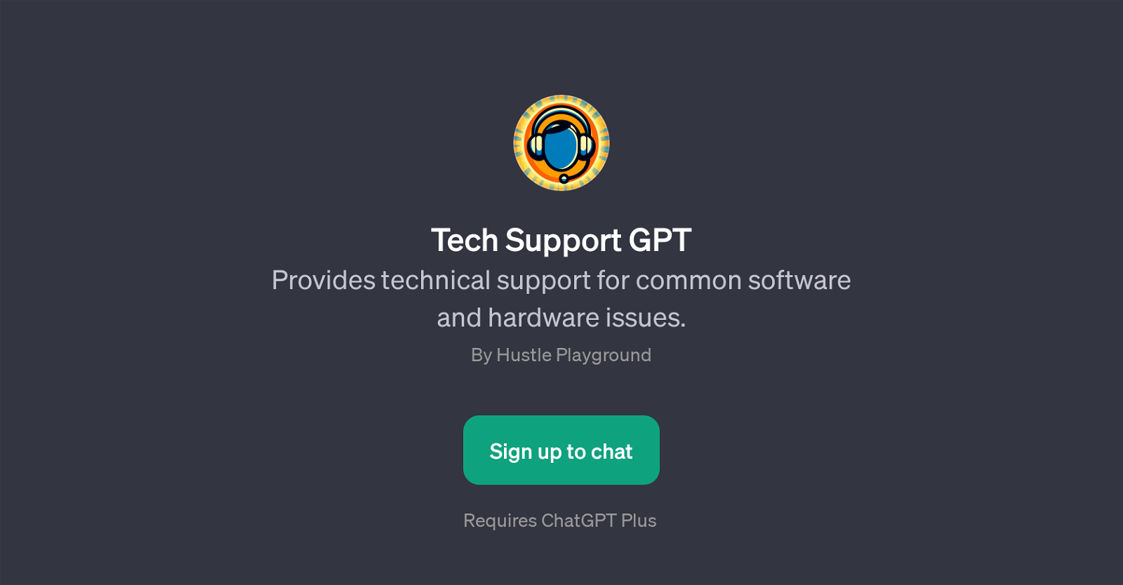 Tech Support GPT website
