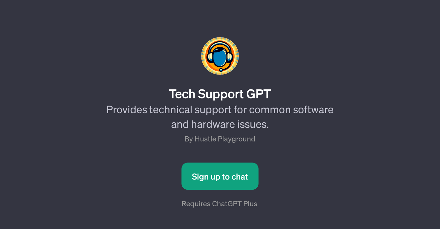 Tech Support GPT website